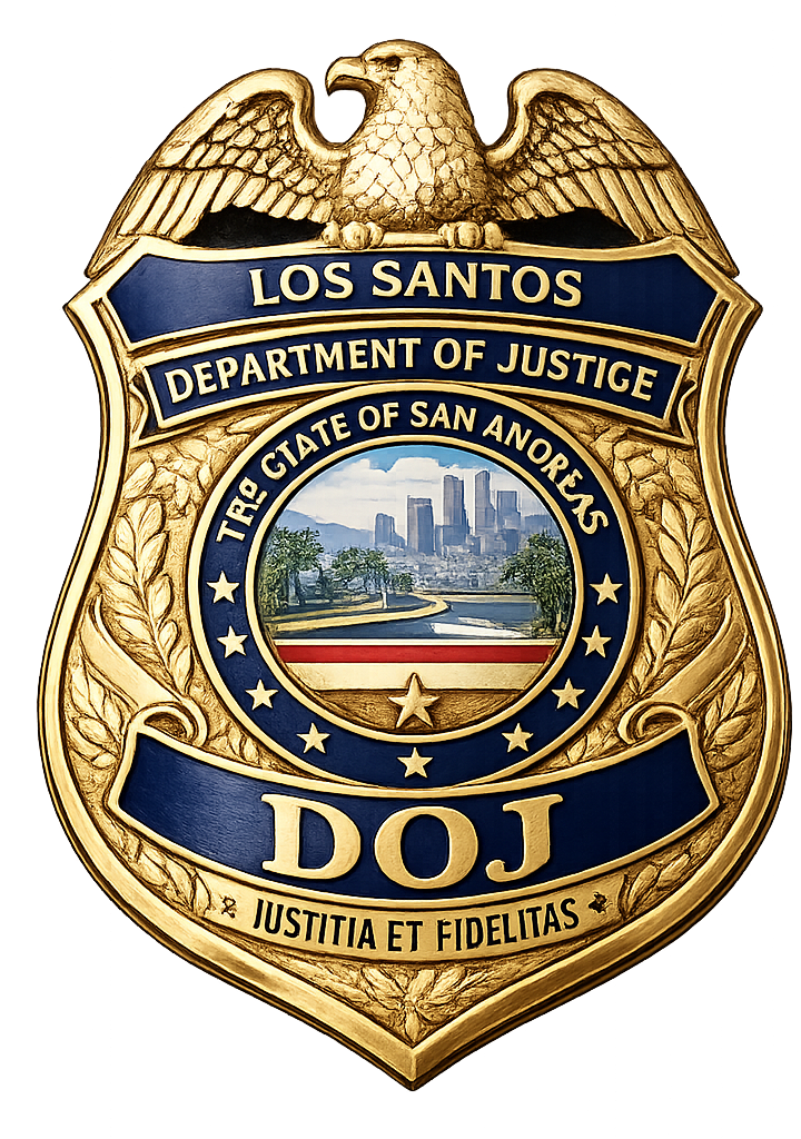 DOJ badge