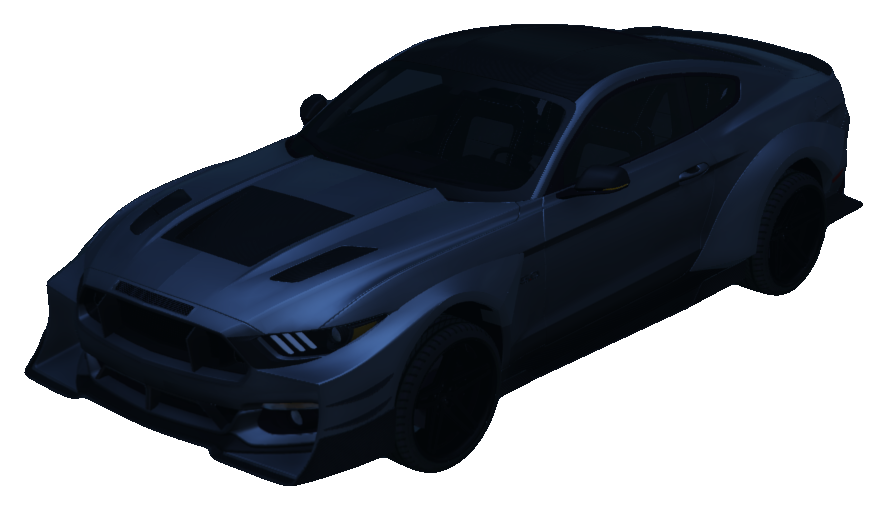 Custom muscle car